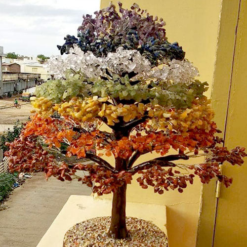 Seven Chakra Multi Colour Tree (1000 Beads