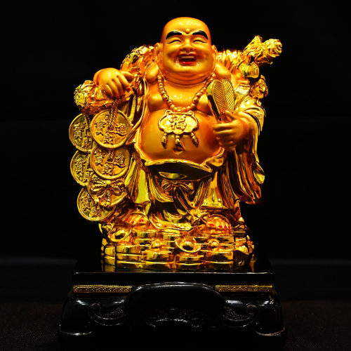 Vastu Laughing Buddha Statue (12 Inches - Polyresin) - Best Quality
