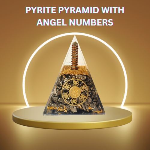 Pyrite Pyramid With Angel Number