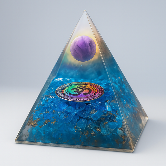 Blue Topaz Pyramids