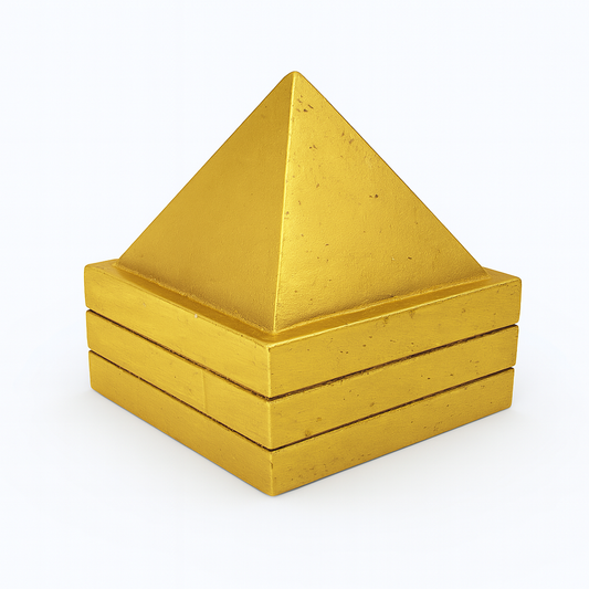3 Layer Brass Pyramid (2x2 Inches)