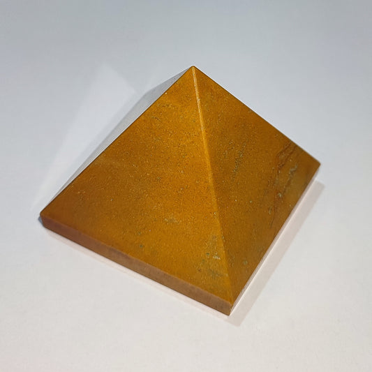 Yellow Agate Stone Pyramid (150-170gm)